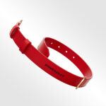 Luxe Microfibre Collar – Crimson